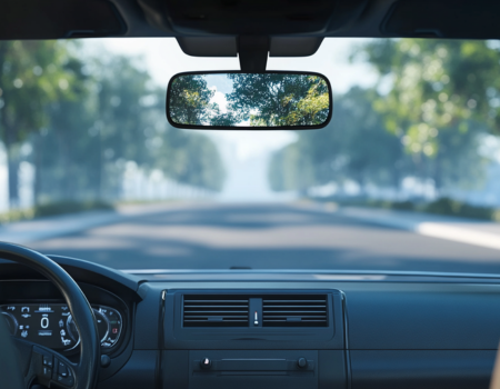 Certificirana auto stakla – Auto-Safra - ljepljenje centralnog retrovizora